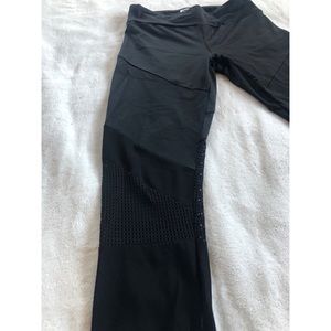 Forever 21 Mesh Designed Workout Pants